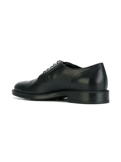 Shop Tod's Lace-up Derby Shoes In Black