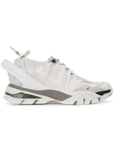 Shop Calvin Klein 205w39nyc Sporty Snap-back Sneakers In White