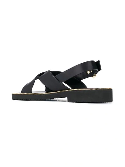 Shop Giuseppe Zanotti Gonzak Sandals In Black