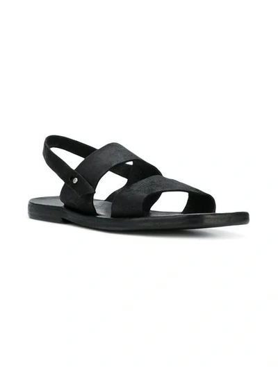 Shop Dimissianos & Miller Slingback Strap Sandals In Black