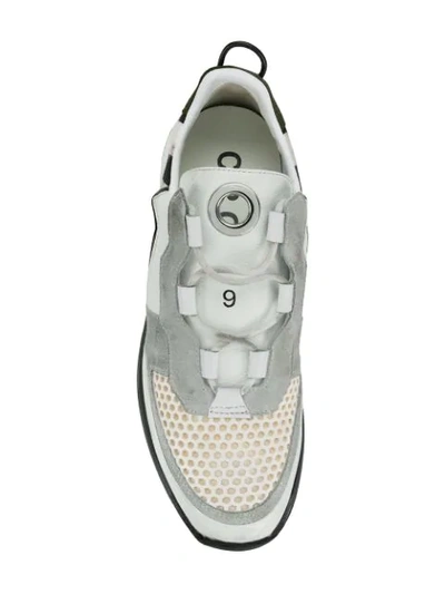 Shop Leather Crown Maero Sneakers In White