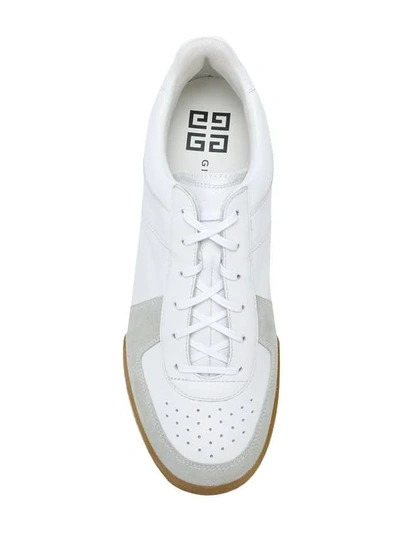 Shop Givenchy Stepped Sole Sneakers In White