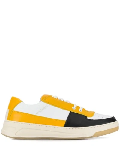 ACNE STUDIOS PEREY LACE-UP SNEAKERS - 白色