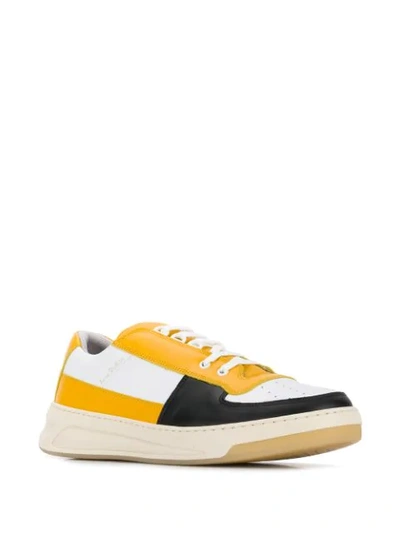 Shop Acne Studios Perey Lace-up Sneakers In White