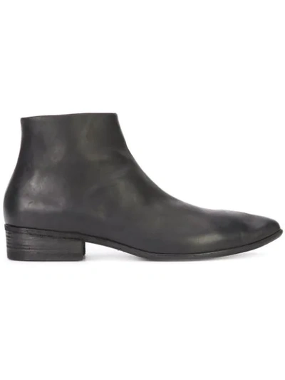 Shop Marsèll Ankle Zip Boots In Black