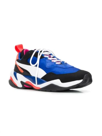 Puma Thunder 4 Life Blue White Sneaker In Blue