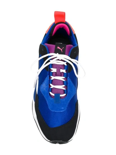 Puma Thunder 4 Life Blue White Sneaker In Blue