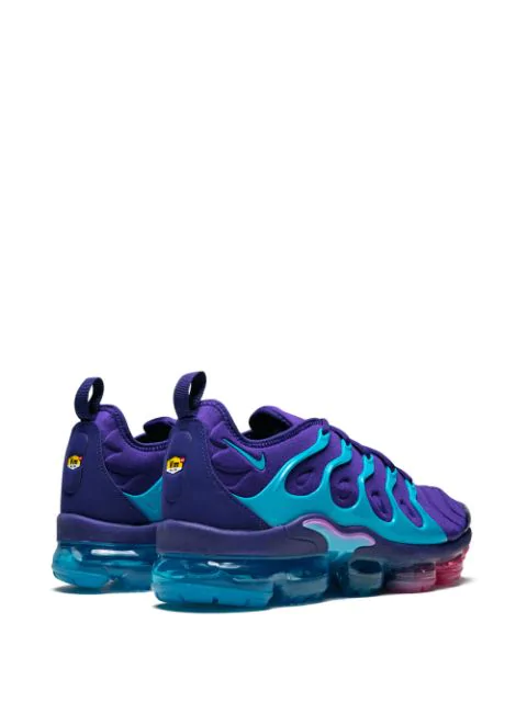 purple and blue nike vapormax