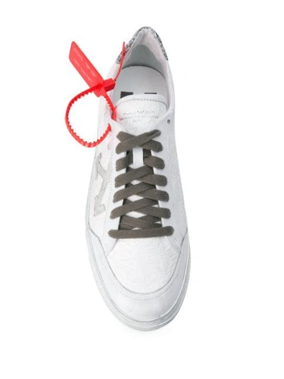 Shop Off-white Cross Logo Sneakers In White
