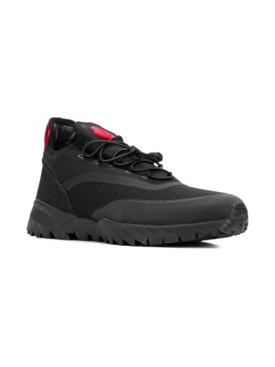 Shop Moncler Low Top Trainers In 999 Black