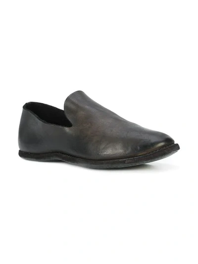 Shop Guidi Slip-on Shoes In Black