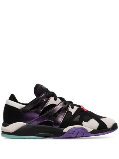 Shop Adidas Originals Black Dimension Low Caged Leather Low In 108 - Multicoloured