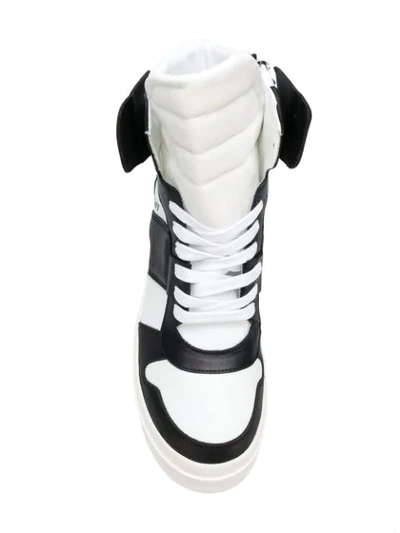 Shop Cinzia Araia Skin 798 Hi-top Sneakers - White