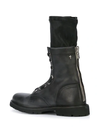 Shop Rta Hybrid Combat Boots In Black