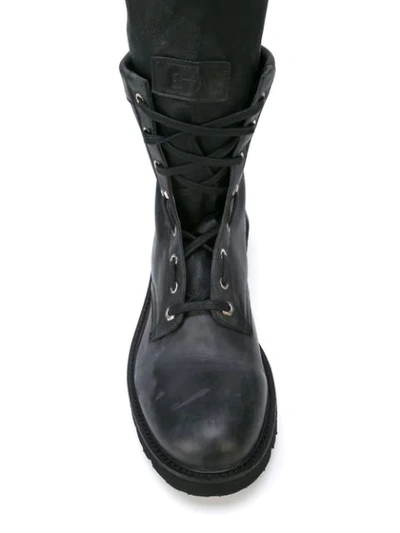 Shop Rta Hybrid Combat Boots In Black