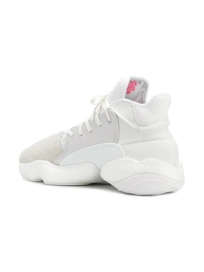 Shop Y-3 X James Harden Byw Bball Sneakers In White