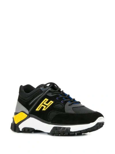 Shop Hogan Urban Trek Sneakers In Black