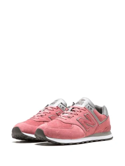 New Balance 574 Concepts Rose Low Top Sneakers In Pink