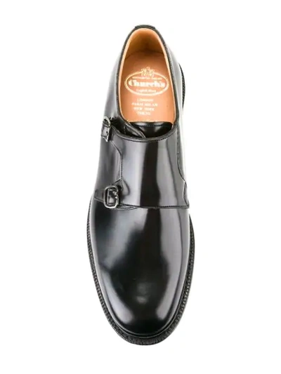 Shop Church's Spazzolato Double Monk Shoes In Black