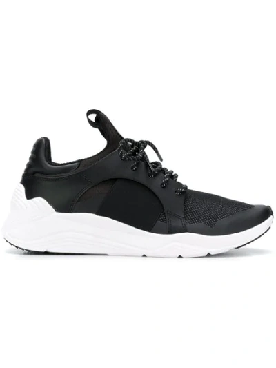 Shop Mcq By Alexander Mcqueen Perforated Mesh Sneakers In Black