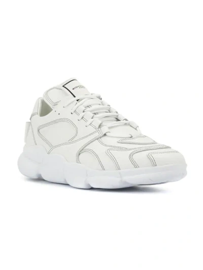 Shop Wooyoungmi Chunky Low-top Sneakers In White