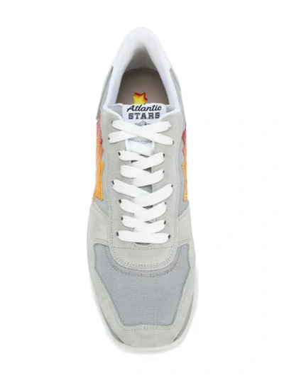Shop Atlantic Stars Star Patch Sneakers In Grey