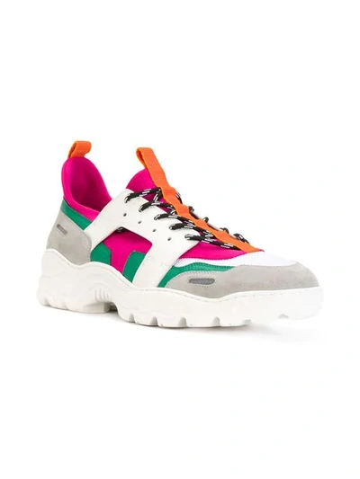 Shop Ami Alexandre Mattiussi Lucky 9 Sneakers In 650 Rose