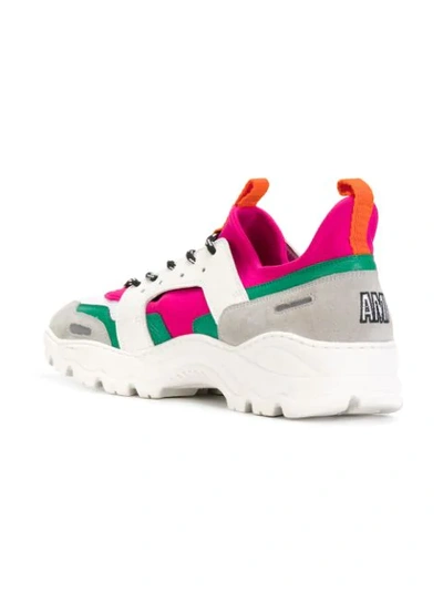 Shop Ami Alexandre Mattiussi Lucky 9 Sneakers In 650 Rose