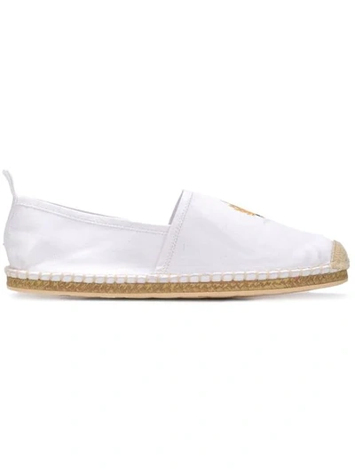 Shop Polo Ralph Lauren Barron Crested Espadrille In White