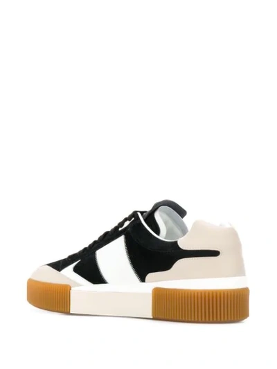 Shop Dolce & Gabbana Panelled Sneakers In White