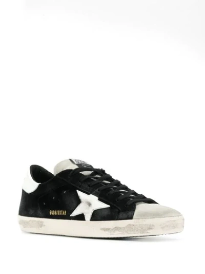 Shop Golden Goose Superstar Low-top Sneakers In Black