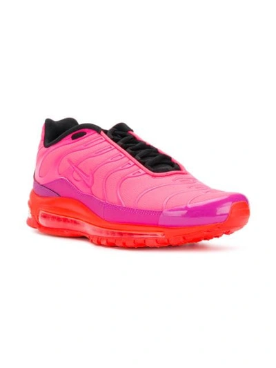 Nike Men's Air Max 97/plus Casual Shoes, Pink/red In Pink