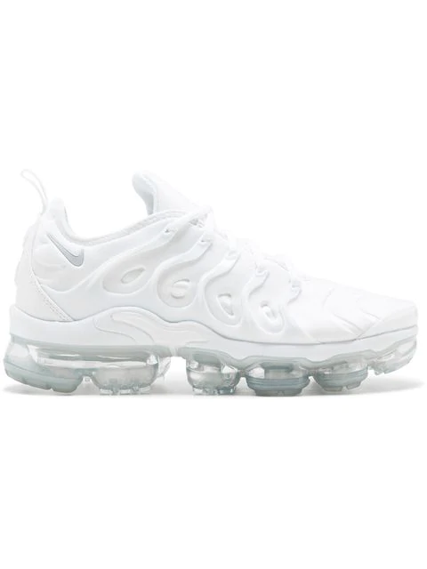 Nike White Air Vapormax Plus Sneakers In White/ White/ Pure Platinum |  ModeSens