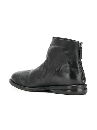 Shop Marsèll Back Zip Boots In Black