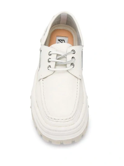 Shop Eytys Mykonos Loafers In White