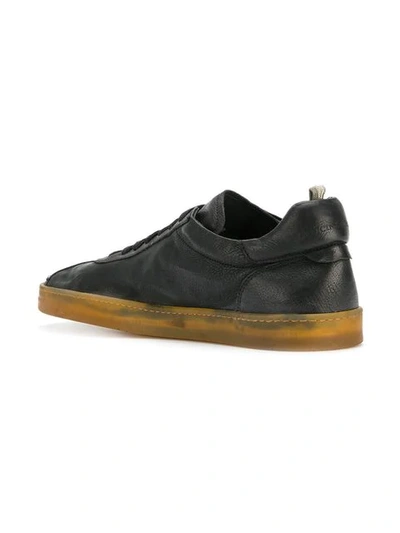 Shop Officine Creative Low Top Sneakers In Black