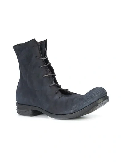 Shop A Diciannoveventitre Laced Ankle Boots In Black