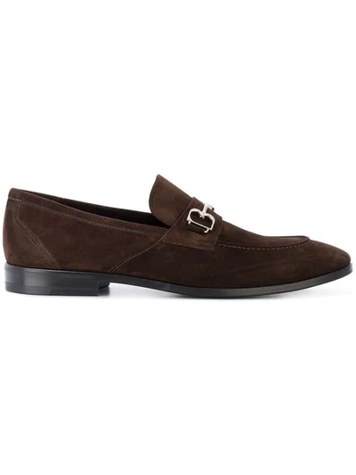 Shop Billionaire Buckled Loafers In Brown