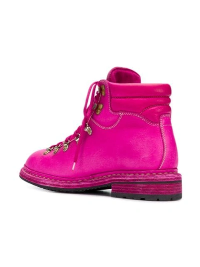 Shop Guidi Hiking Boots In Pink