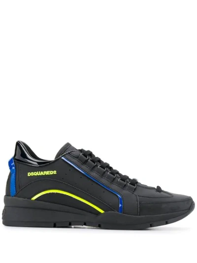 Shop Dsquared2 551 Sneakers In Black