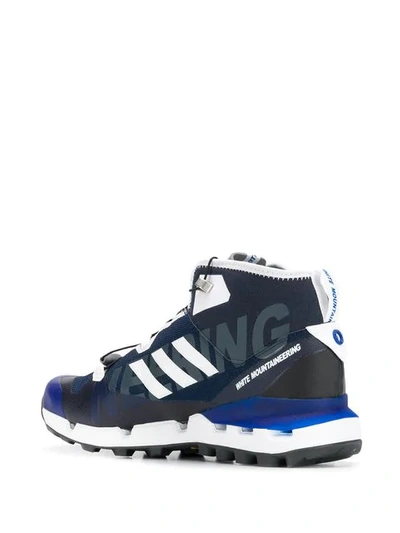 Shop Adidas X White Mountaineering X White Mountaineering Panelled Sneakers In Blue