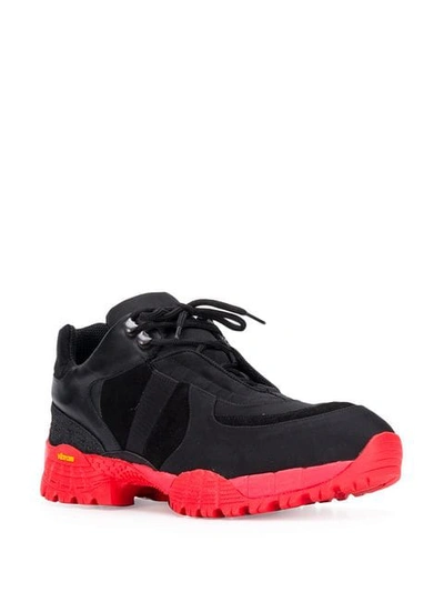 Shop Alyx Contrast Sole Runner Sneakers In Black