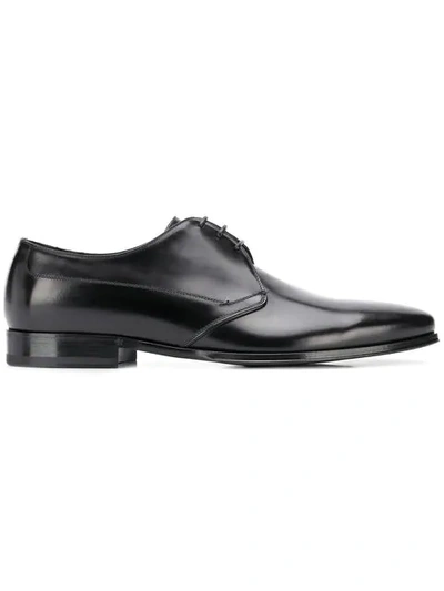 Shop Dolce & Gabbana Pointed Derby Shoes In Black