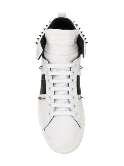 Shop Versace Stud High In White