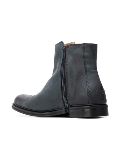 Shop Diesel Ankle Boots In Grey