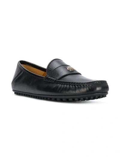 Gucci Kanye Black Leather Driving Shoes | ModeSens