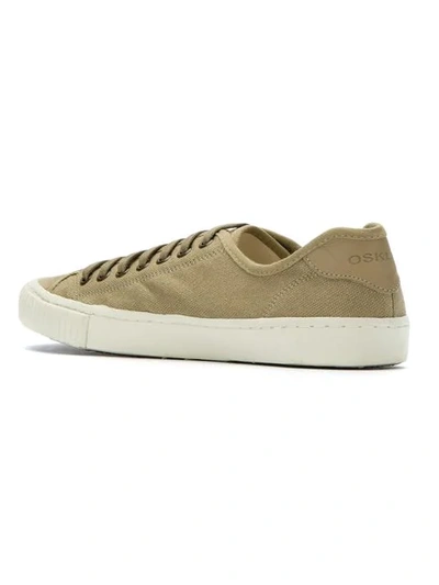 Shop Osklen Canvas Trainers In Brown