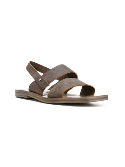 Shop Dimissianos & Miller Slingback Sandals In Brown