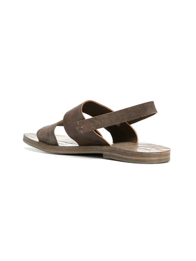 Shop Dimissianos & Miller Slingback Sandals In Brown