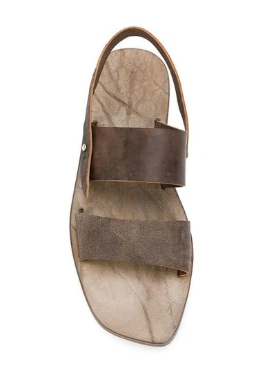 Shop Dimissianos & Miller Slingback Sandals In Brown